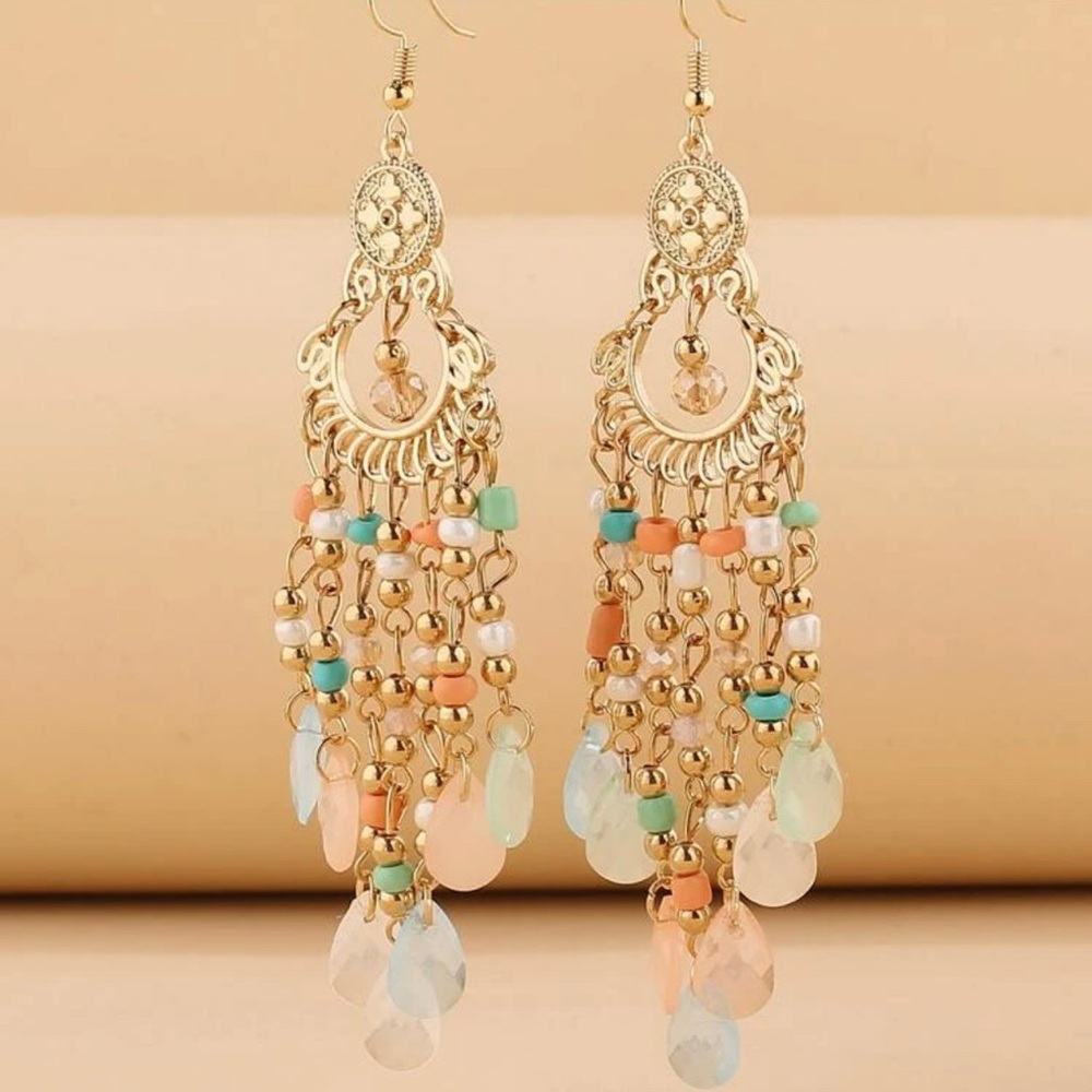 Crystal Dangling Earrings